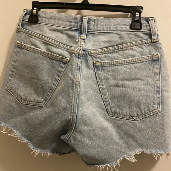 Agolde Parker Long Denim Shorts - Picture 7 of 7